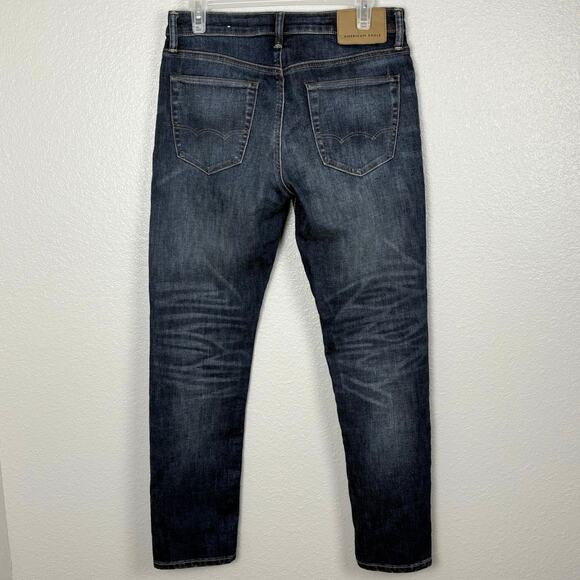 American Eagle Outfitters Size 30 x 30 Men’s Next Level Slim Fit Blue Jeans - Picture 3 of 9